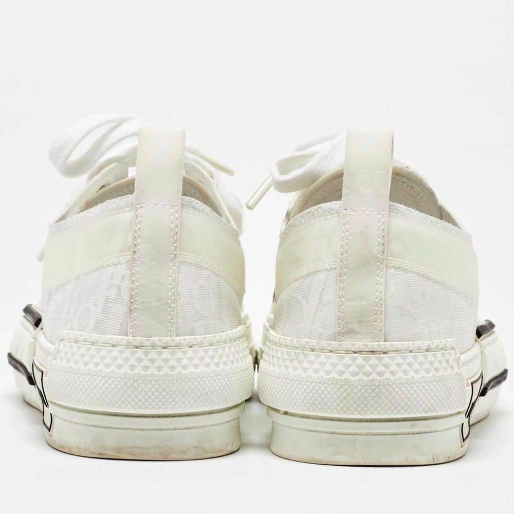 Dior Cream Lace-Up Sneakers - Picture 11 of 11
